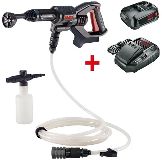 AL-KO Akku-Hochdruckreiniger PW 1850 18 V inkl. Akku und Ladegerät