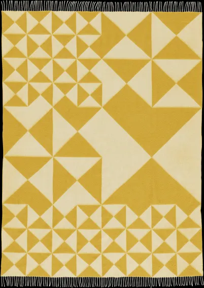 Verpan Mirror Plaid Gelb