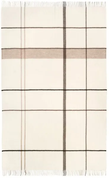 KRISTINA DAM STUDIO Gradient Throw Plaid - beige Alpaka und Wolle (240x140)