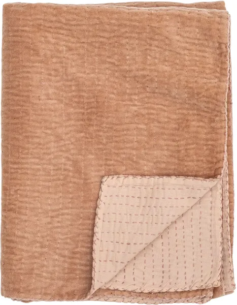 BLOOMINGVILLE Gamma Plaid, Rosa, Baumwolle B: 130cm, L: 150cm